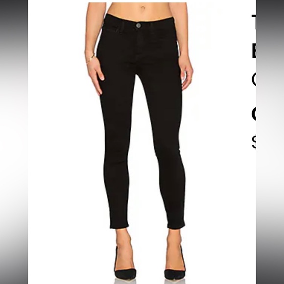 $184 Current / Elliot The High Waist Stiletto in Jet Black size 30 REVOLVE - Picture 2 of 8